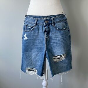 Rewash Super high rise jean shorts